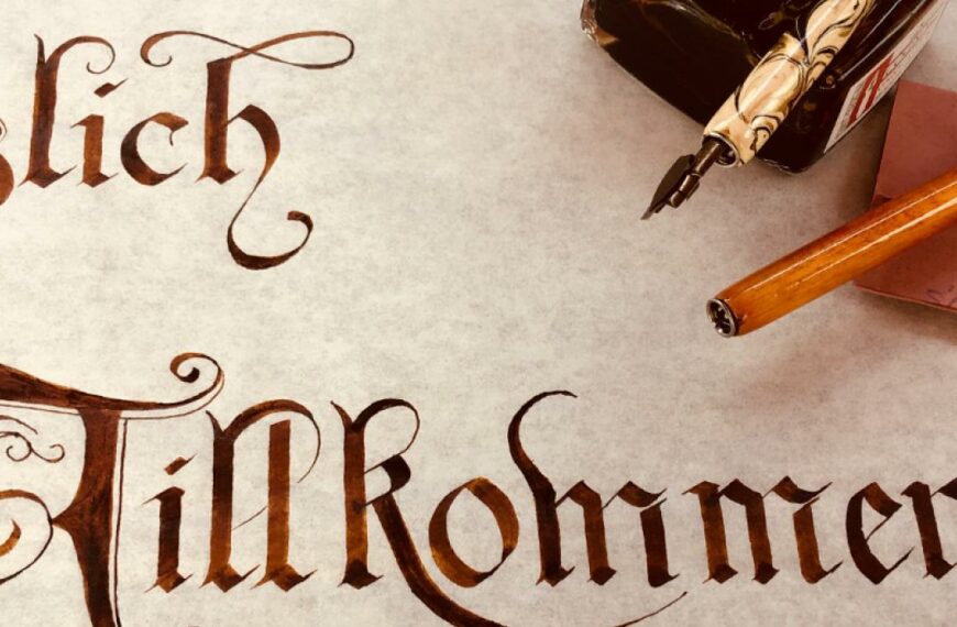 Die Kunst der Kalligrafie: Eine Anleitung zur Beherrschung verschiedener Schreibstile und Techniken in der traditionellen Kalligrafie